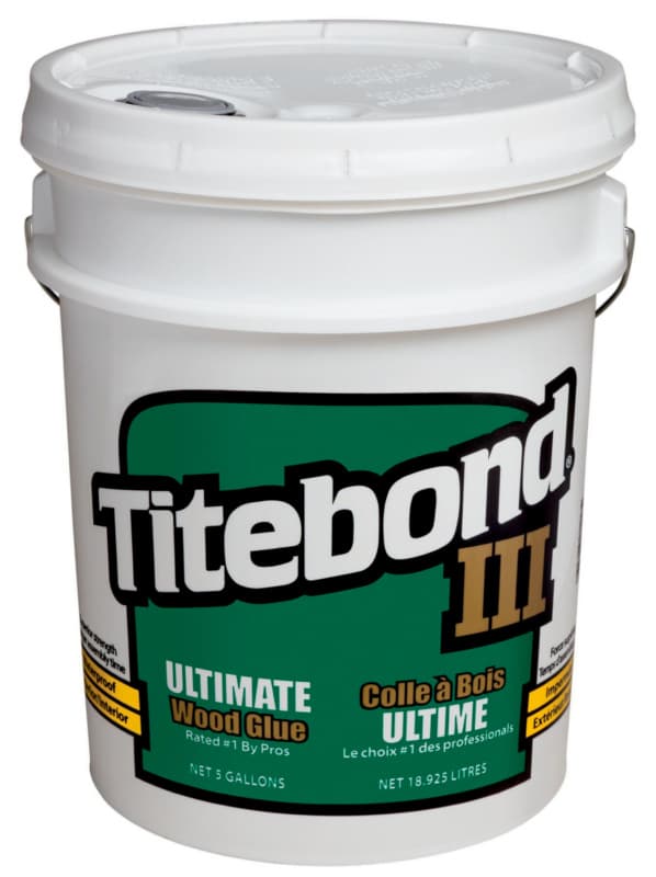Titebond® III Ultimate Wood Glue, Tan, 5 Gallon Pail