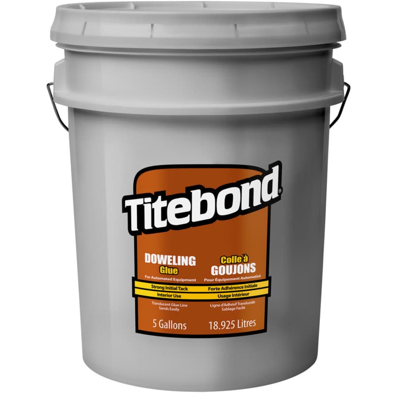 Titebond® Doweling Glue, White, 5 Gallon Pail