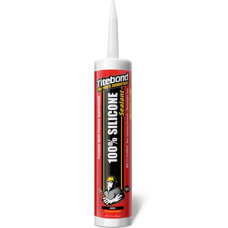 Titebond 10.1 oz Silicone Sealant, White