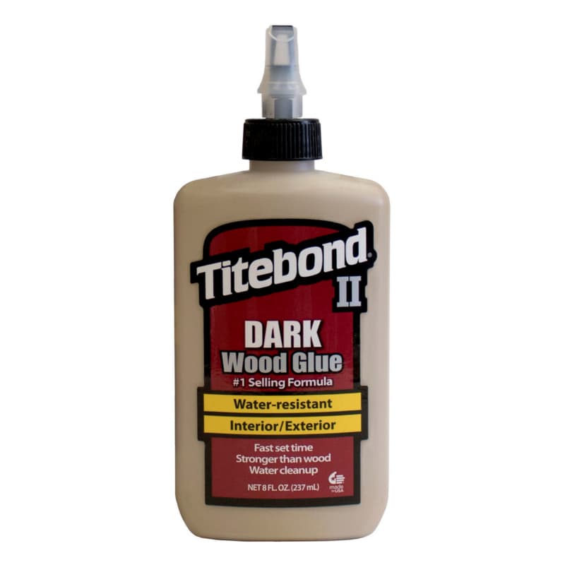 Titebond® II Dark Wood Glue, Light Brown, 8 oz Bottle