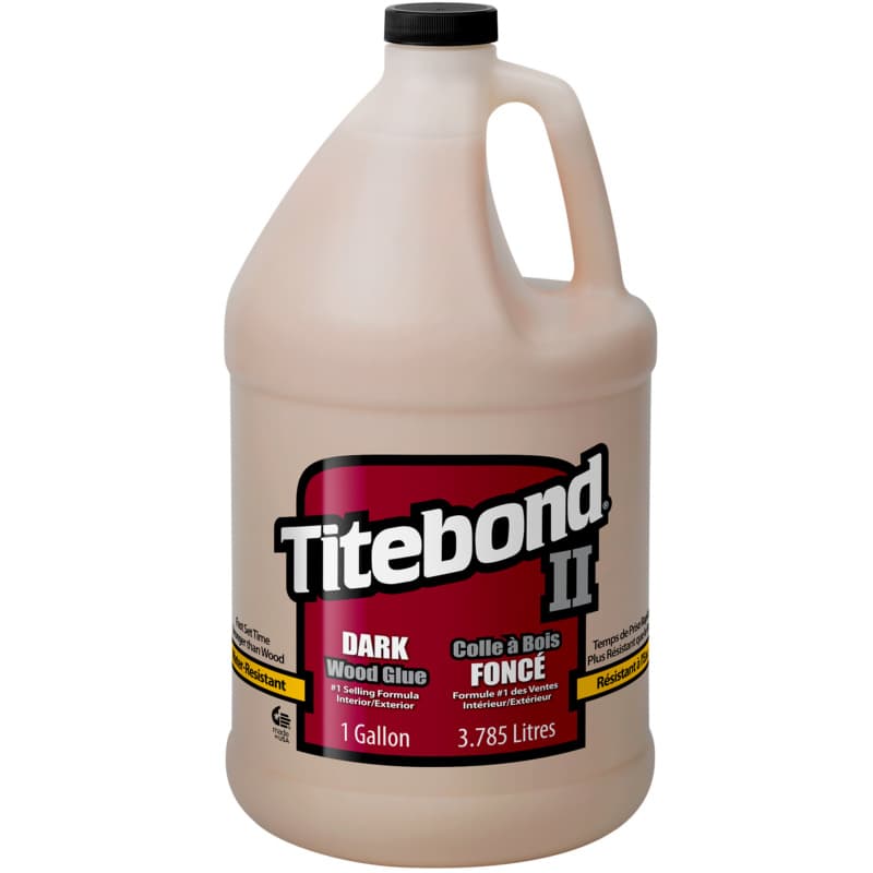 Titebond® II Dark Wood Glue, Light Brown, 1 Gallon Jug