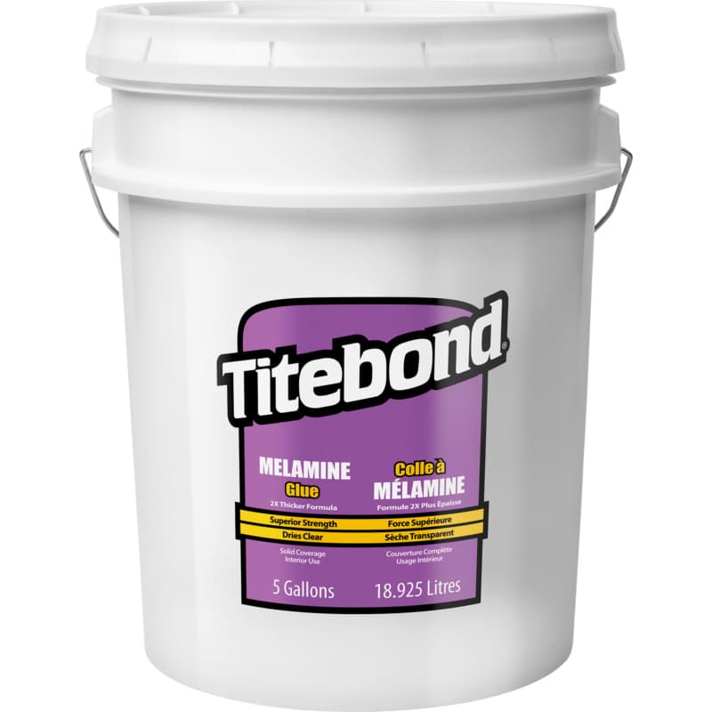 Titebond® Melamine Glue, White, 5 Gallon Pail