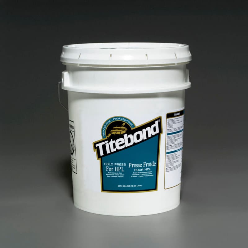 Titebond® Cold Press HPL Wood Glue, Off White, 5 Gallon Pail