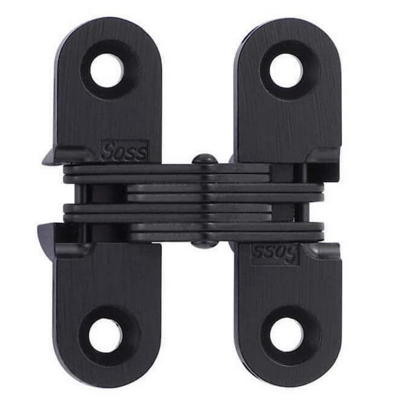 203 Invisible 180° Opening Hinge, Black E-Coat