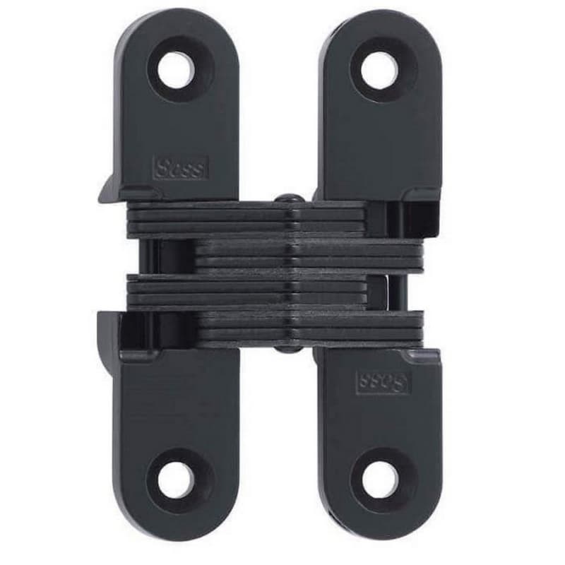208 Invisible 180° Opening Hinge, Black E-Coat