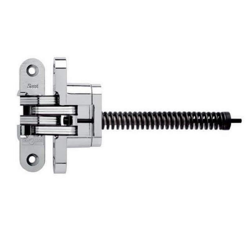 216IC Invisible 180° Opening Closer Hinge, Satin Chrome
