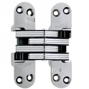 218 Invisible 180° Opening Hinge, Bright Chrome