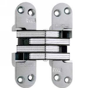 218 Invisible 180° Opening Hinge, Satin Chrome