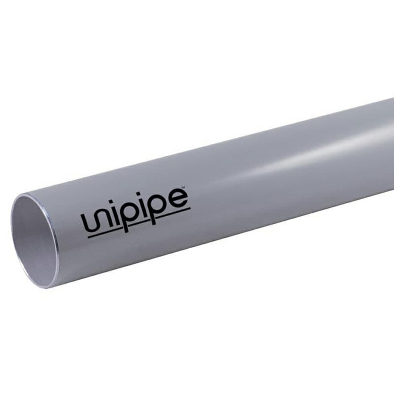 40mm x 19' Pipe for Vacuum, Gray