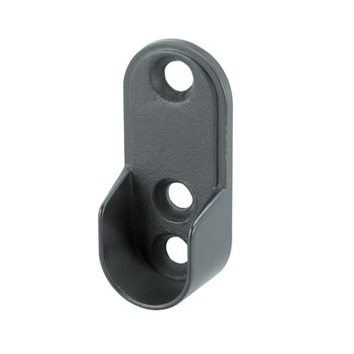 PRO Screw-On Oval Closet Rod Flange, Oil-Rubbed Bronze Finish