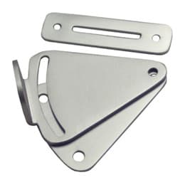 Door Handle Latch for Barn Door, Satin Nickel Finish