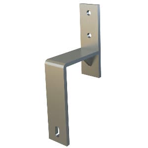 By-passing Door Bracket, Oil-Rubbed Bronze finish