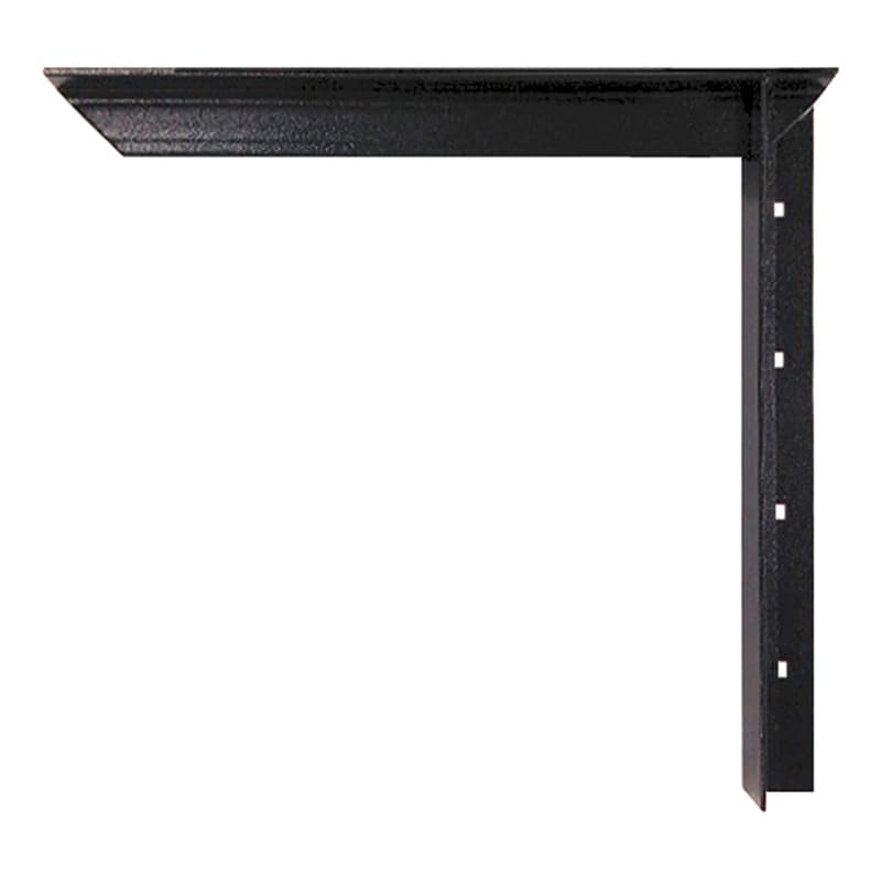 9" Concealed Bracket, Black Finish