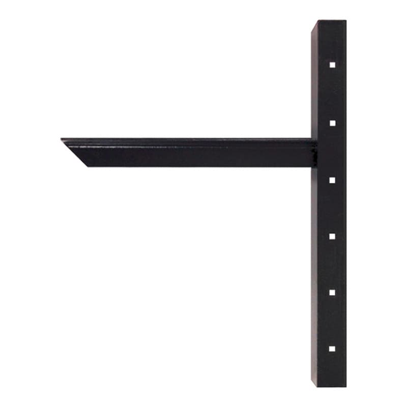 12" Extended Concealed Bracket, Black Finish