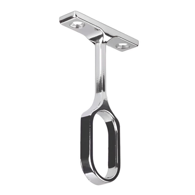 PRO Center Support for Oval Closet Rods, Chrome Finish