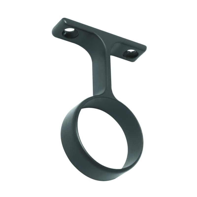 Center Support for 1-5/16" Aluminum Closet Rod, Matte Black Finish