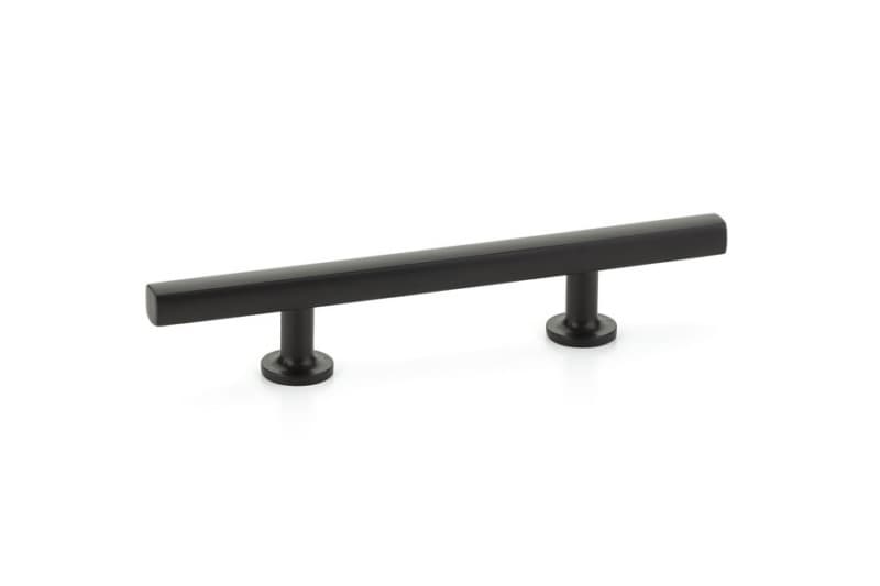 3-1/2" Freestone Extended Cabinet Pull, Flat Black
