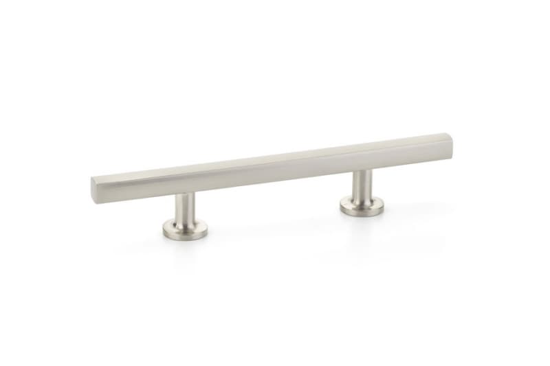 3-1/2" Freestone Extended Cabinet Pull, Satin Nickel