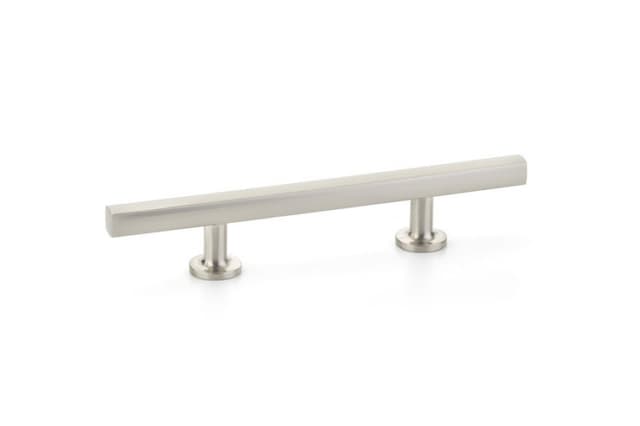 3-1/2" Freestone Extended Cabinet Pull, Satin Nickel