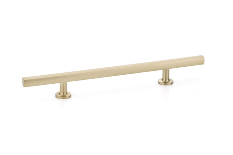 6" Freestone Extended Cabinet Pull, Satin Brass