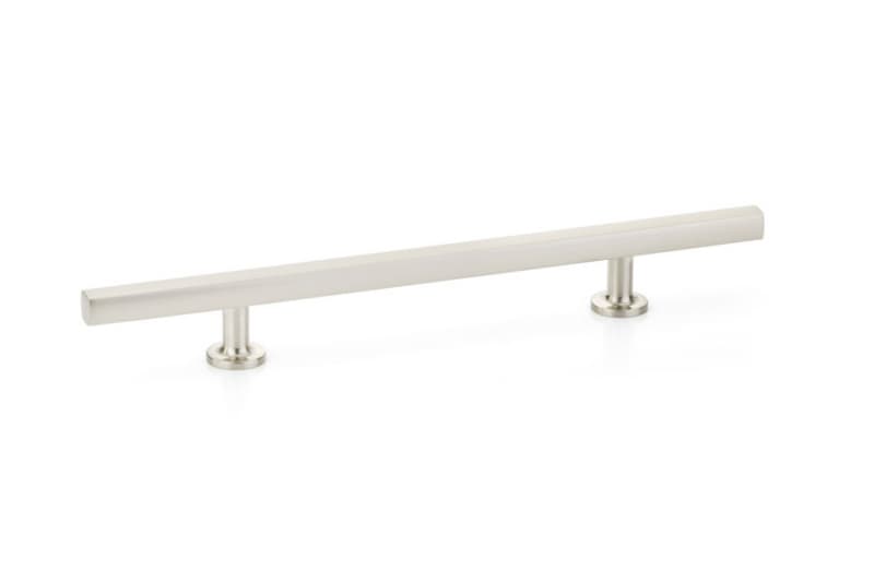 6" Freestone Extended Cabinet Pull, Satin Nickel