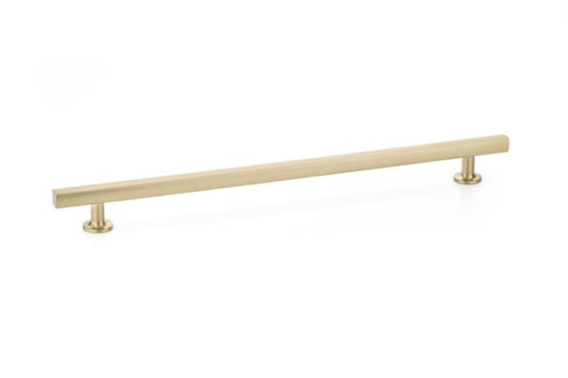 12" Freestone Cabinet Pull, Satin Brass