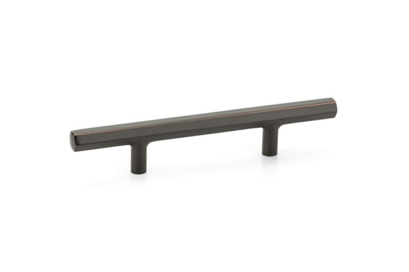 3-1/2" Mod Hex Extended Cabinet Pull, Oil Rubbed Bronze