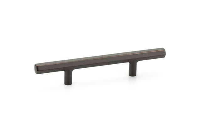 3-1/2" Mod Hex Extended Cabinet Pull, Oil Rubbed Bronze