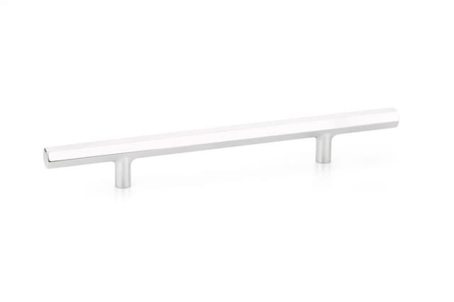6" Mod Hex Extended Cabinet Pull, Polished Chrome