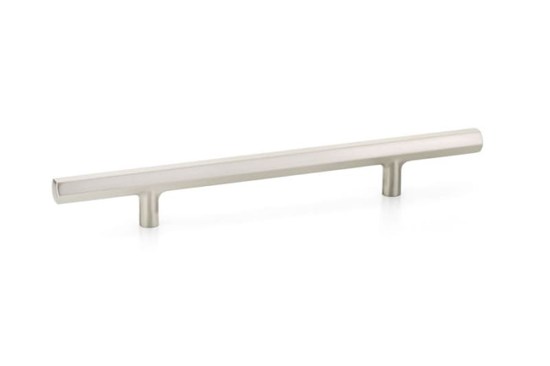 6" Mod Hex Extended Cabinet Pull, Satin Nickel