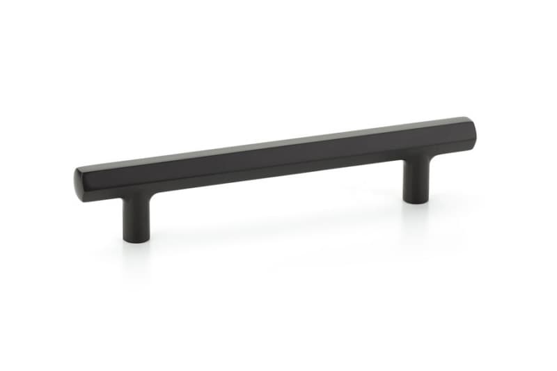 5" Mod Hex Cabinet Pull, Flat Black