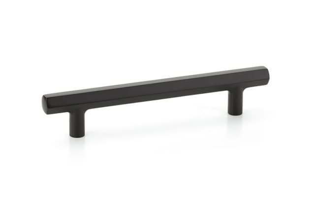 5" Mod Hex Cabinet Pull, Flat Black