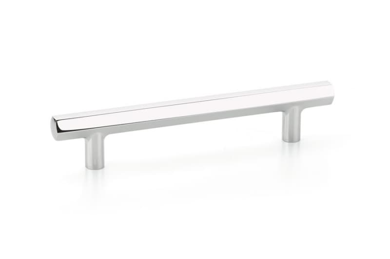 5" Mod Hex Cabinet Pull, Polished Chrome