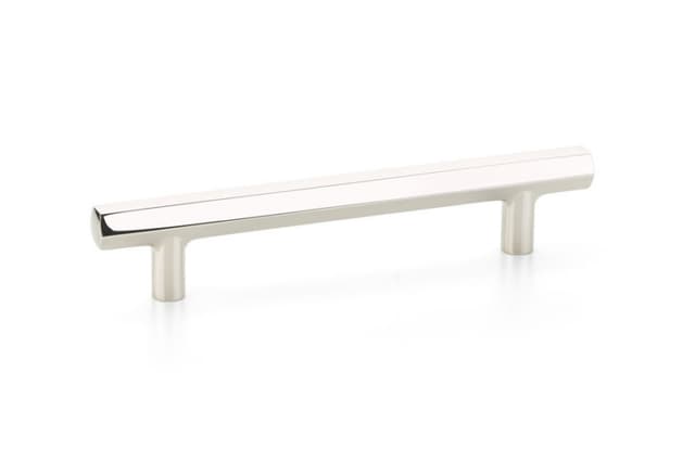 5" Mod Hex Cabinet Pull, Polished Nickel