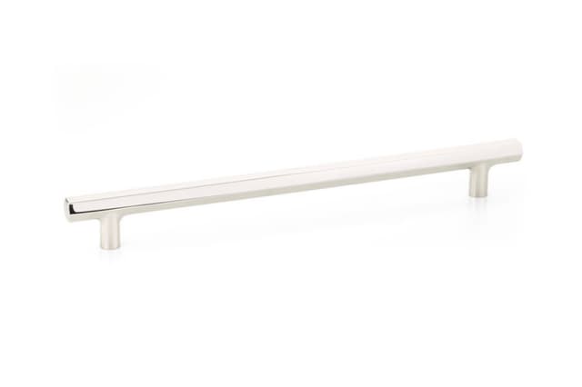 10" Mod Hex Cabinet Pull, Polished Nickel