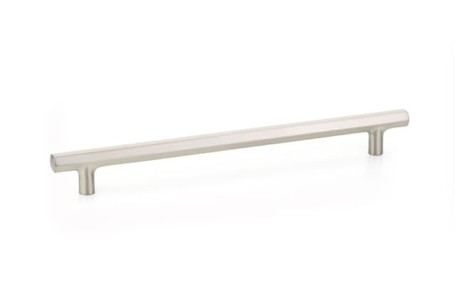 10" Mod Hex Cabinet Pull, Satin Nickel