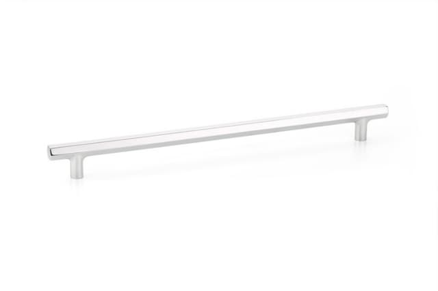 12" Mod Hex Cabinet Pull, Polished Chrome