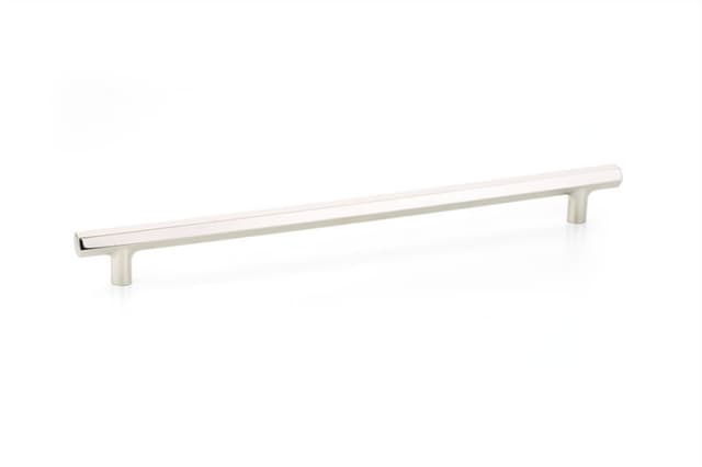 12" Mod Hex Cabinet Pull, Polished Nickel