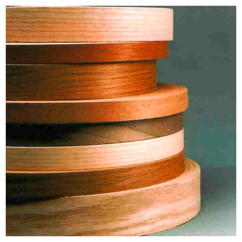 Wood Veneer Pre-Glued Edgebanding, Unfinished, Alder, 13/16" Width, 250' Roll