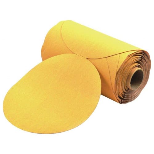 VSM Abrasives 5" No Hole Hook and Loop Aluminum Oxide B-Weight Paper KP911 Sanding Discs