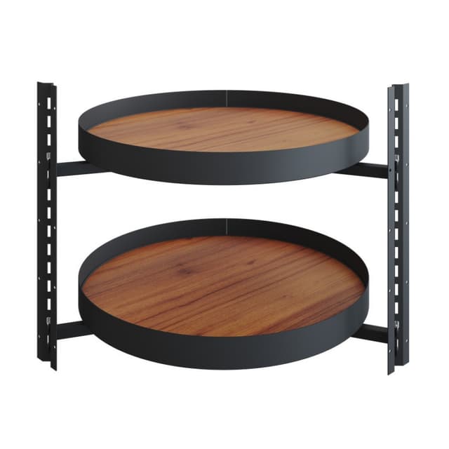 Vauth-Sagel COR Wheel PRO Planero Series Full Circle Lazy Susan Set, Poleless, 2 Tray