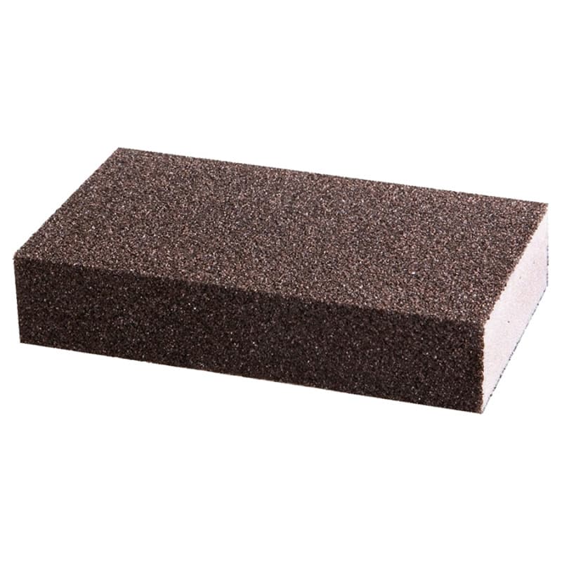 Fine Grit 4-Sided Sanding Sponge, 3-7/8" x 2-3/4" x 1"