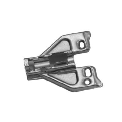 Cam Adjustable Stamped-Steel Face Frame Mounting Plate, Nickel-Plated, Screw-On, 0mm