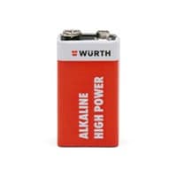 Wurth "High Power" 9V Alkaline Battery
