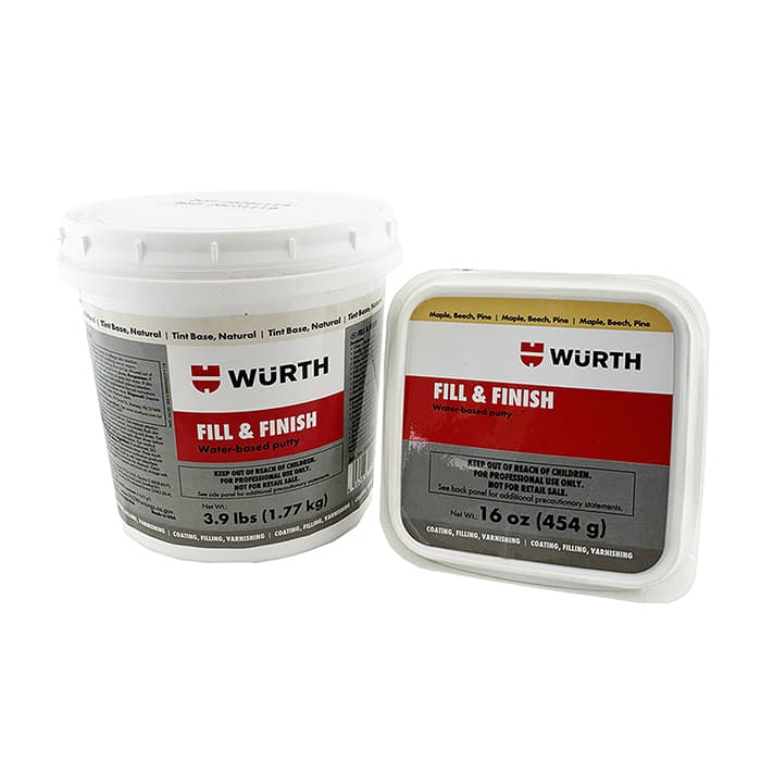 Wurth Fill and Finish Ready to Use Water-Based Wood Filler, 1 Quart, Alder