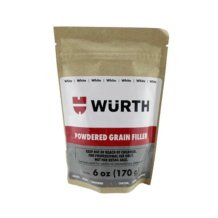 Wurth Fill and Finish Powdered Water-Based Wood Filler, 6oz, Rosewood