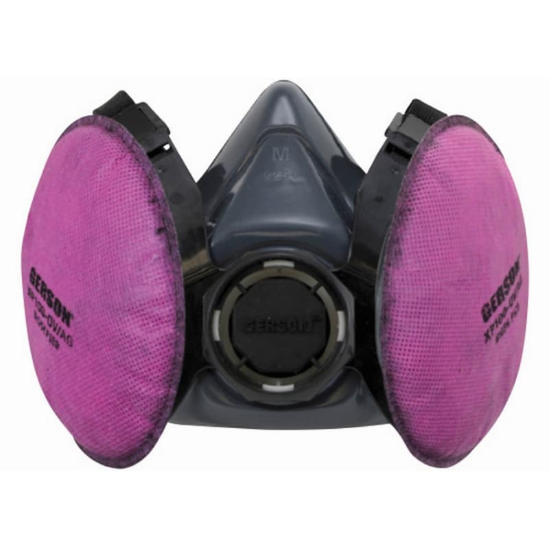 Medium Pancake Style Half Facepiece Reusable Respirator (12/Box)