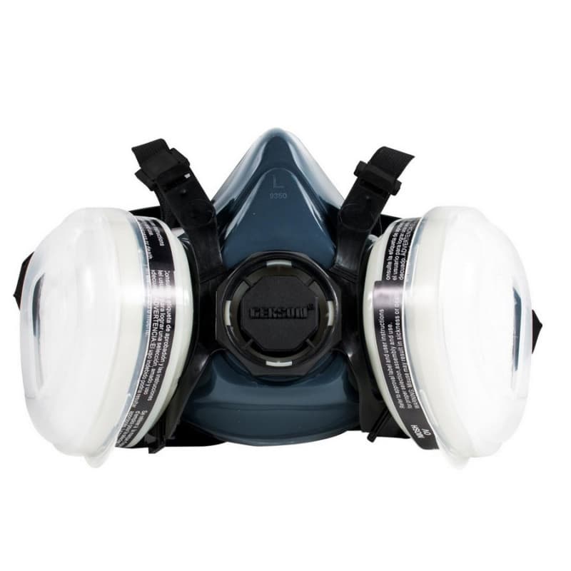 Large Cartridge Style Half Facepiece Disposable Respirator (12/Box)