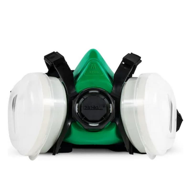Cartridge Style Large Half Facepiece Disposable Respirator (12/Box)