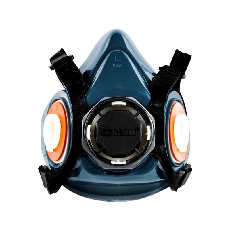 Large Half Facepiece Reusable Respirator, Blue (24/Box)